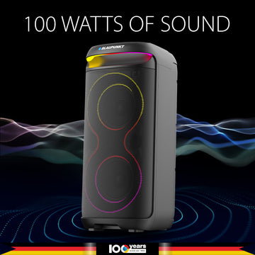 Party speaker with mic