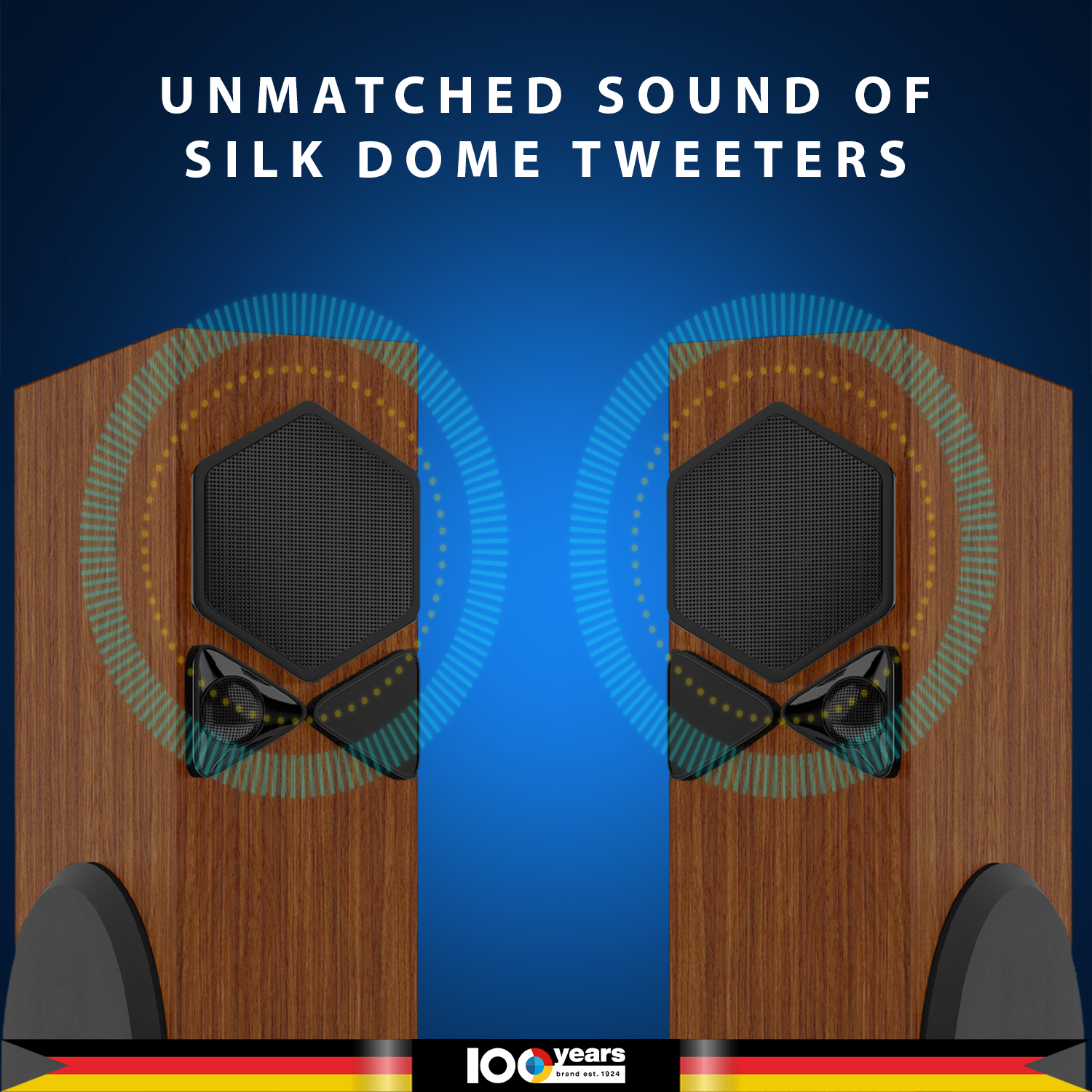ROCK & ROLL TSP Tower Speakers Brown