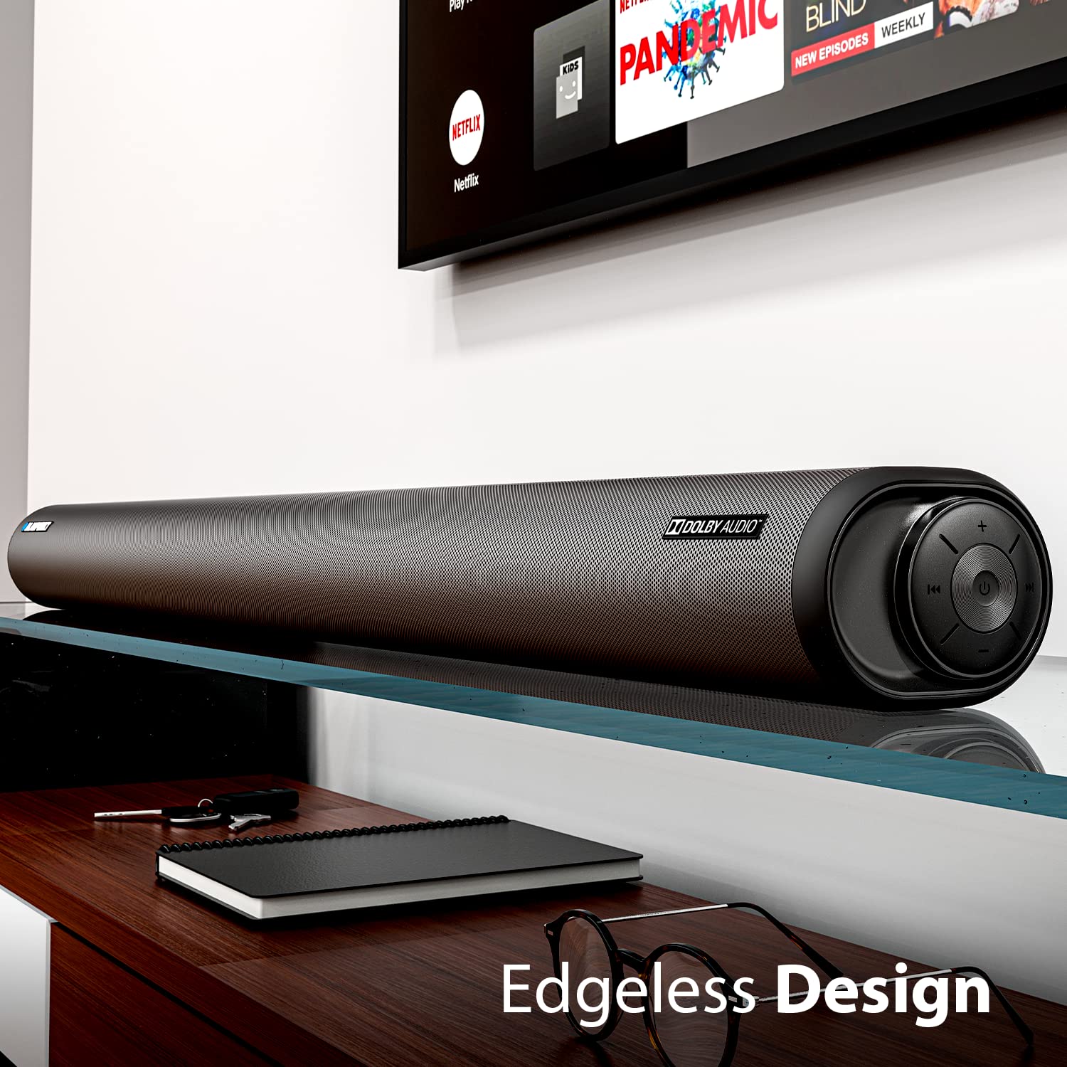 SBWL100 Dolby Audio Soundbar with 8 INCH Wireless Subwoofer