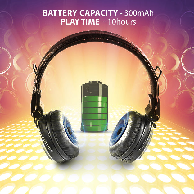 BH01 Bluetooth Wireless Headphone (Black)