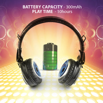 BH01 Bluetooth Wireless Headphone (Black)