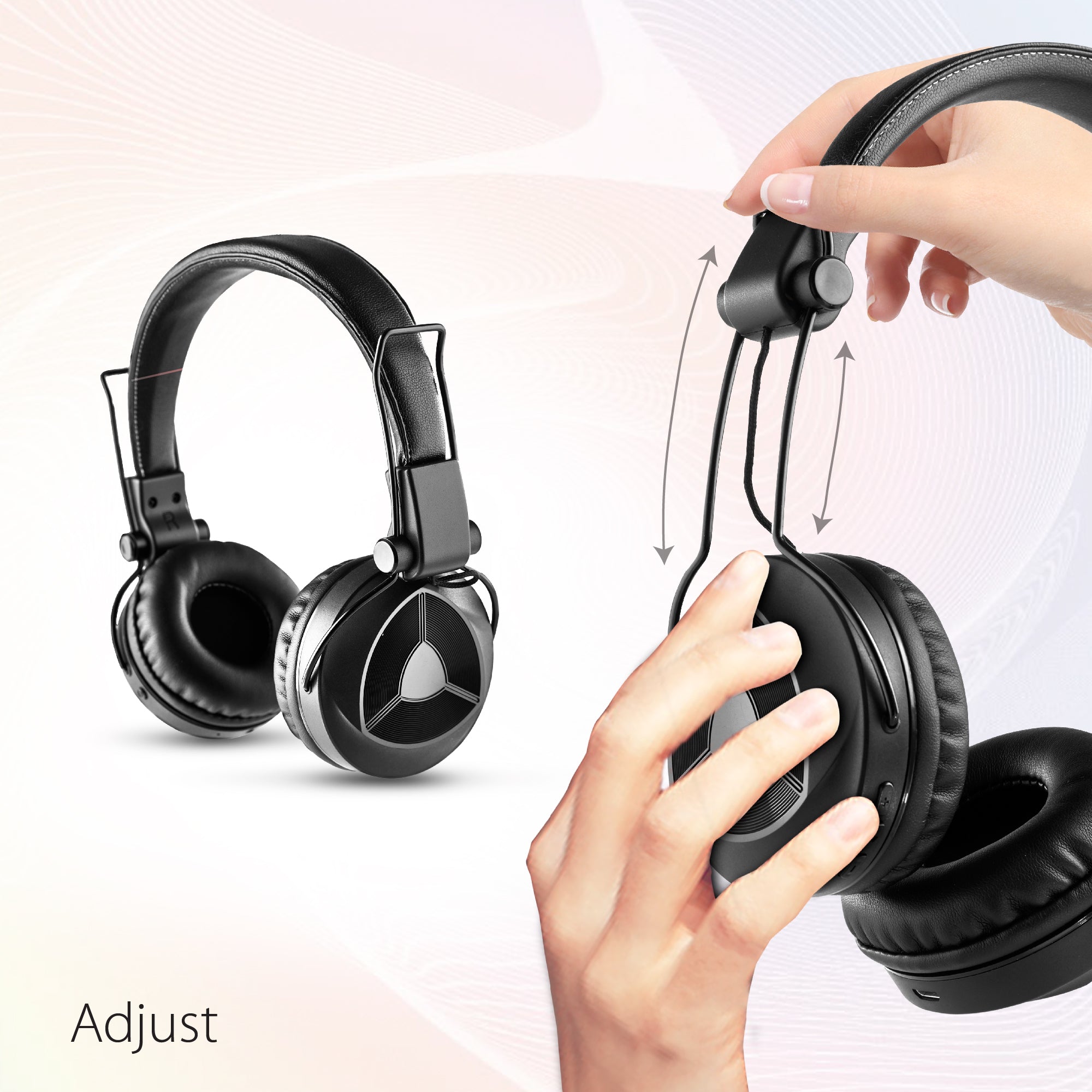 BH01 Bluetooth Wireless Headphone (Black)