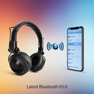 BH01 Bluetooth Wireless Headphone (Black)