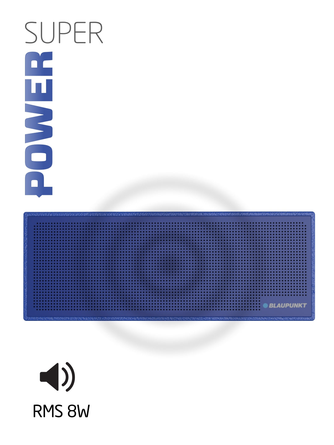 BT51 8W Portable Bluetooth Speaker (Blue)