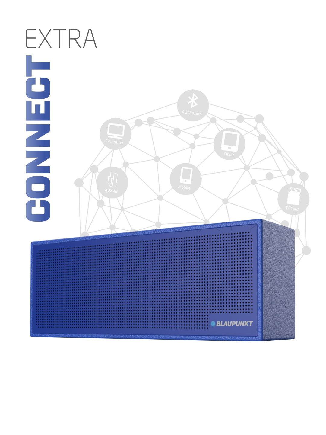 BT51 8W Portable Bluetooth Speaker (Blue)