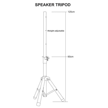 TRIPOD STAND FOR ATOMIK LYTZ PARTY CUBE