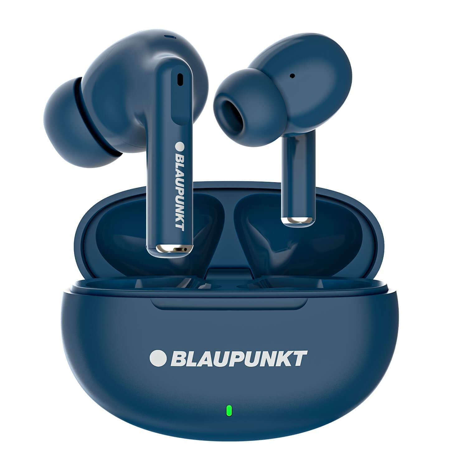 Blaupunkt BTW09 Air TWS Earbuds – 30H Playtime, Gaming Mode (Blue