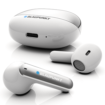 BTW100 Khrome True Wireless Bluetooth Earbuds (WH) - Blaupunkt India