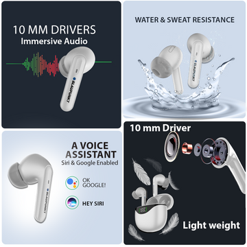 BTW20 TWS with LED Indicator Refurbished (White)