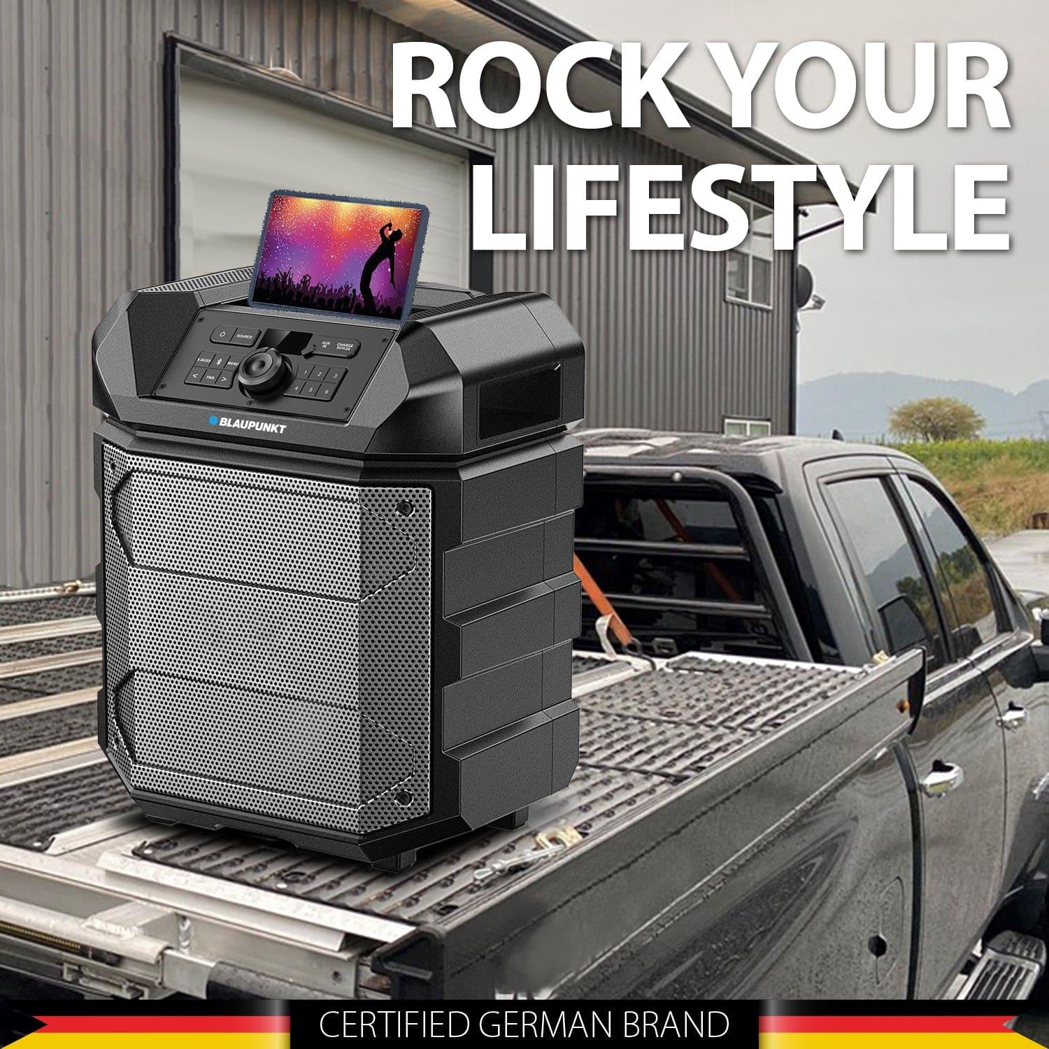 Rock & ROLL PS150 Wireless Bluetooth 100W Outdoor Party Speaker - Blaupunkt India