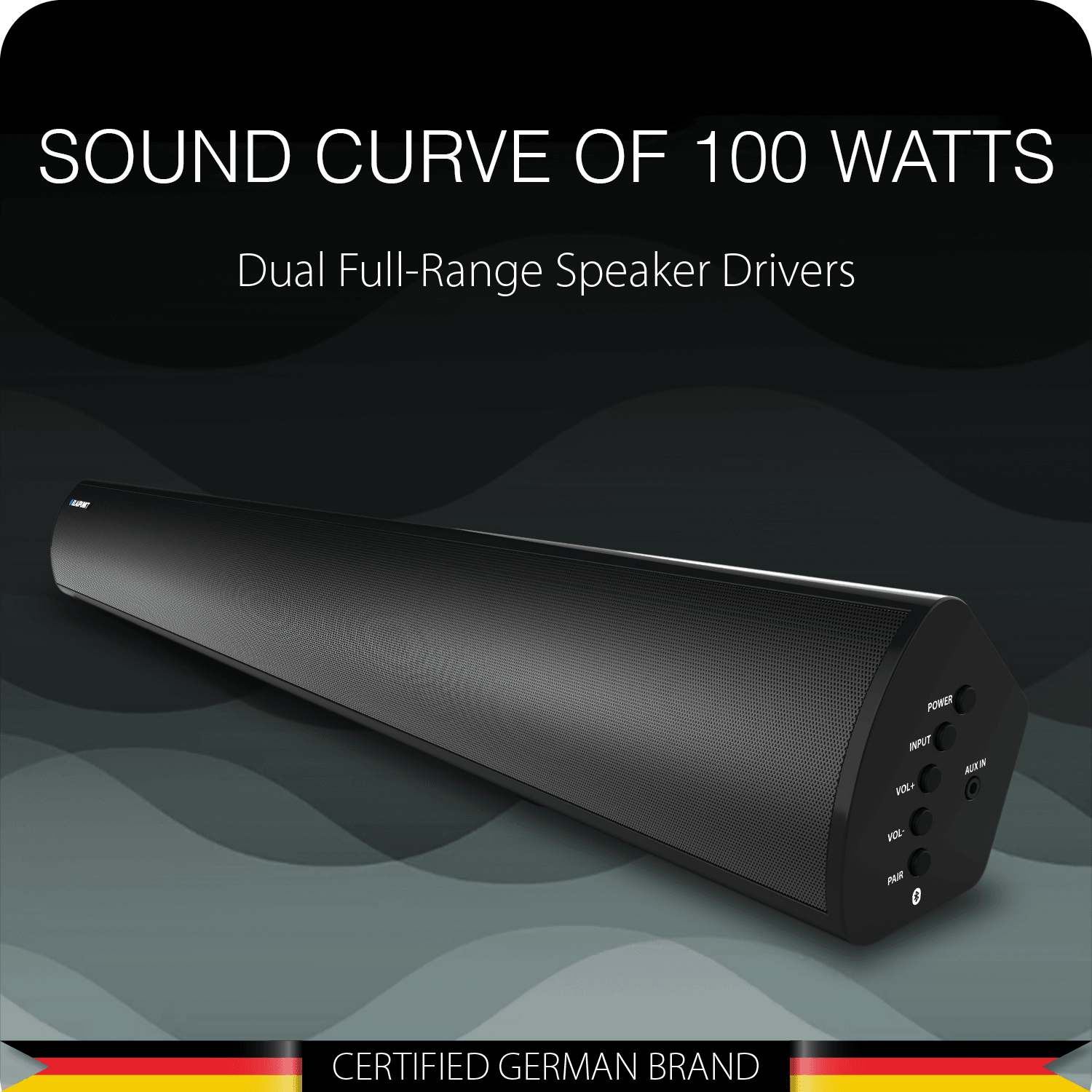 Blaupunkt SBA01 REKURVE 100W bluetooth soundbar