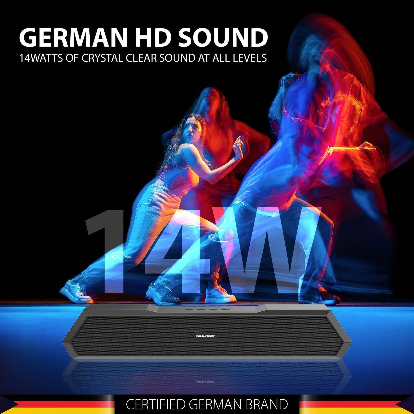 Bluetooth party soundbar