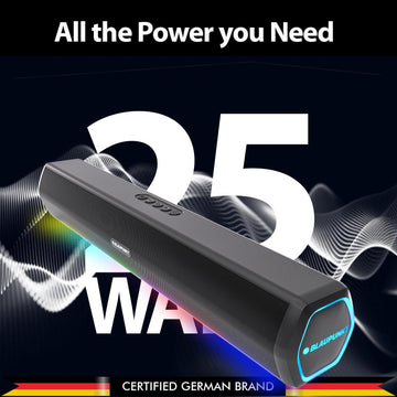SBA20 Pro Wireless Bluetooth Soundbar with 25W (BK) - Blaupunkt India