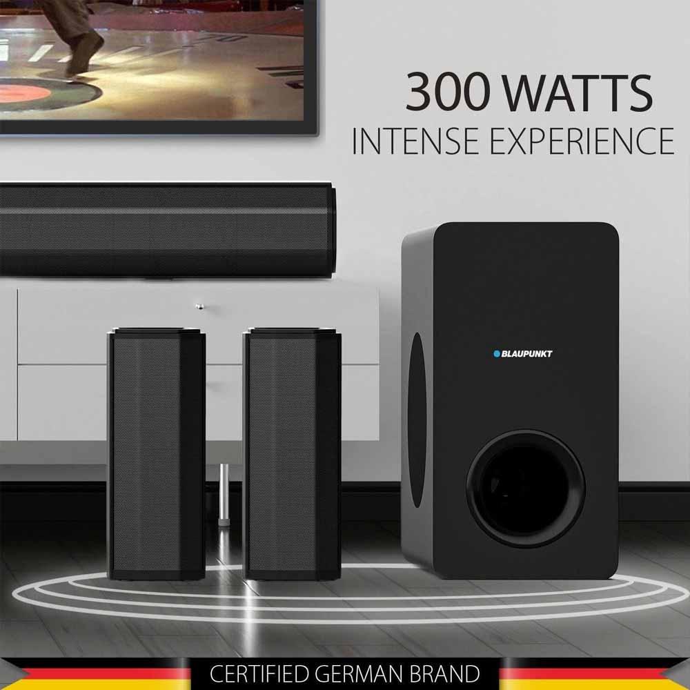SBW550 5.1 300W Home Theater Soundbar - Blaupunkt India