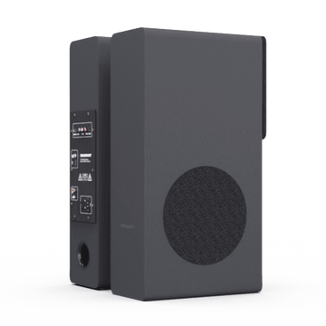 Tower speaker with subwoofer
