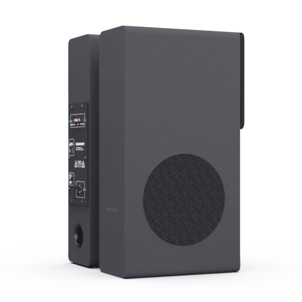 Tower speaker with subwoofer