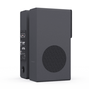 Tower speaker with subwoofer