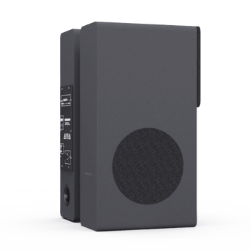 Tower speaker with subwoofer