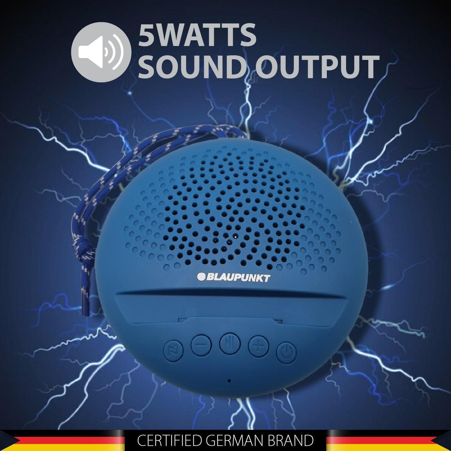 Blaupunkt BT03 Blue Wireless Bluetooth Speaker | RMS - 5 Watt