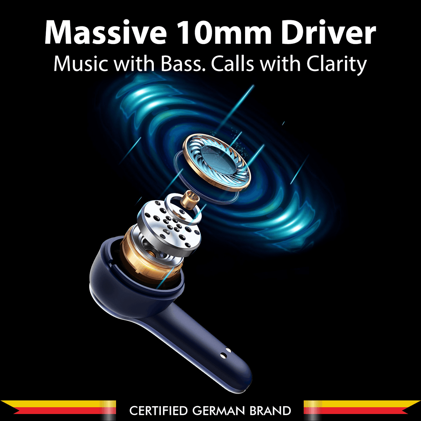BTW07 MOKSHA ANC BL Wireless Earbuds call with clarity