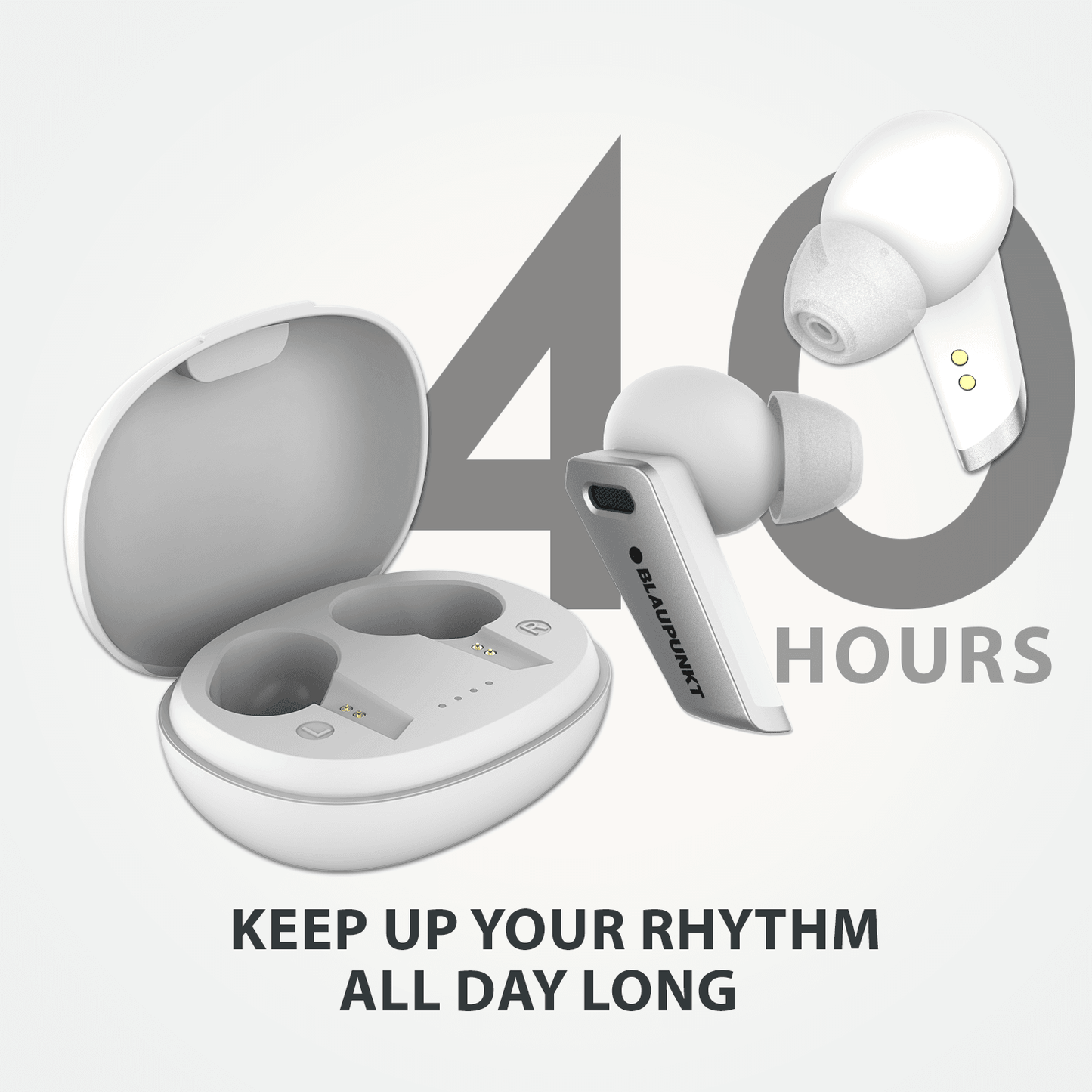 Blaupunkt Newly Launched BTW300 White Earbuds