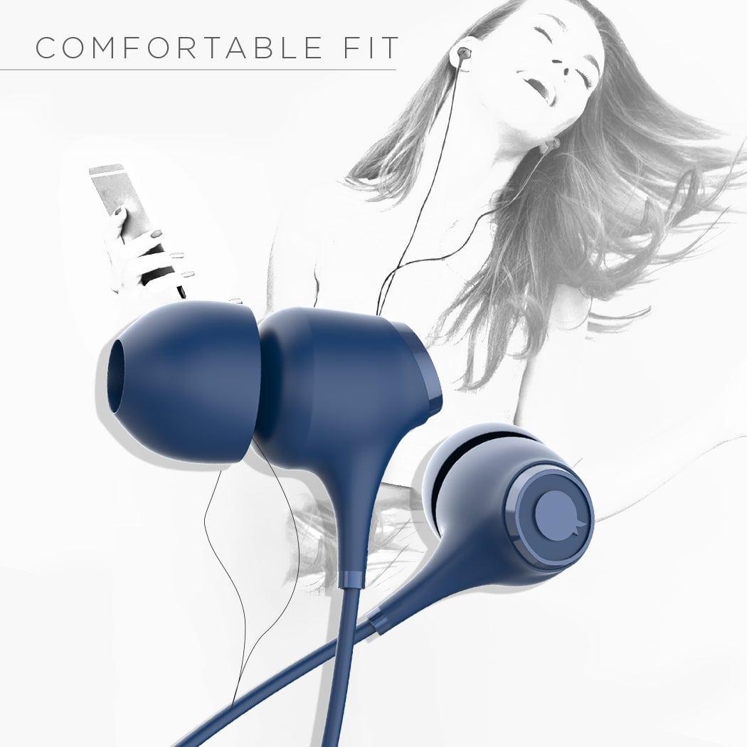 Blaupunkt EM-01 Black Wired Earphone | Driver Size 10mm