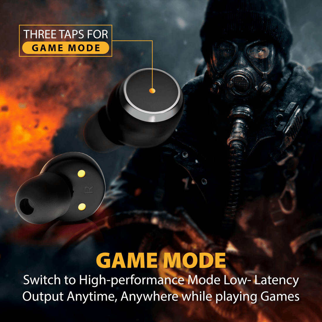 Know the Gaming Mode Feature in Truly wireless headset Blaupunkt India