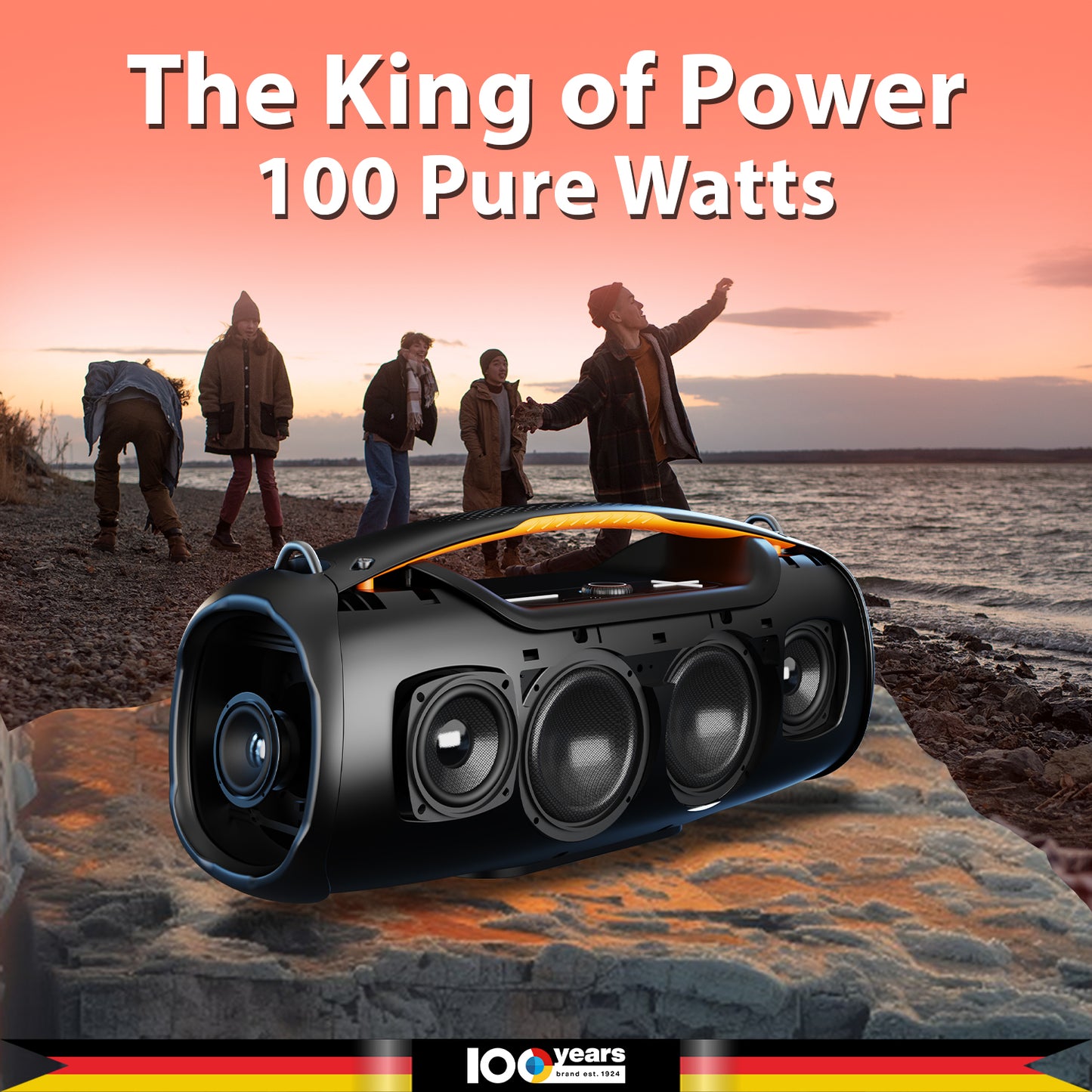 Atomik Knightz 100W Boombox “KING OF PARTY”