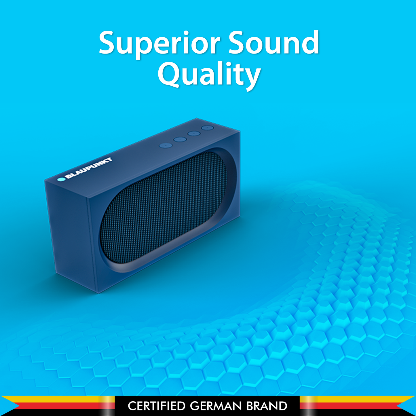 BT-52 12W Wireless Bluetooth Speaker (Blue)