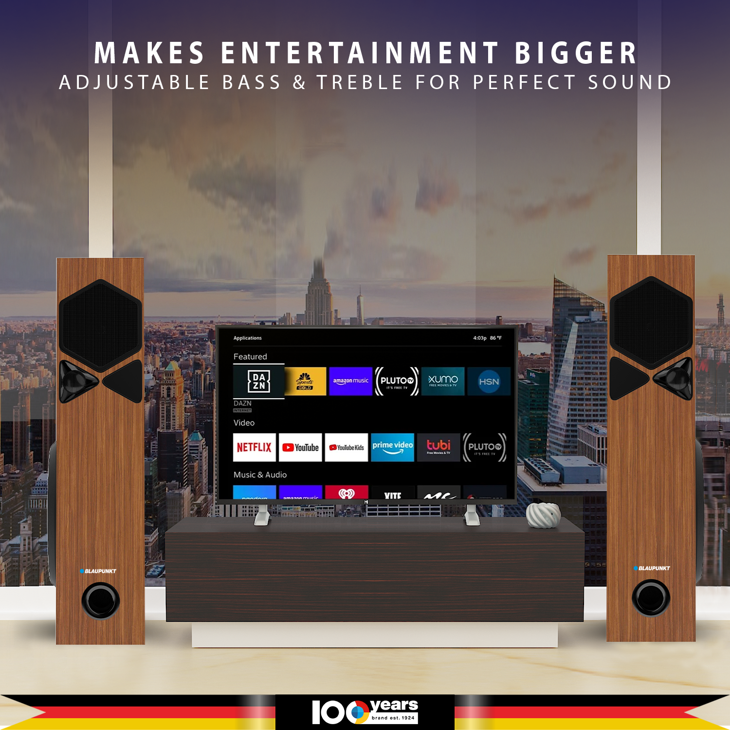 ROCK & ROLL TSP Tower Speakers Refurbished Brown