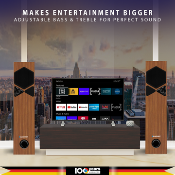 ROCK & ROLL TSP Tower Speakers Refurbished Brown