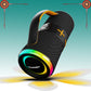 Atomik Trek Boombox Portable Party Speaker (Black)