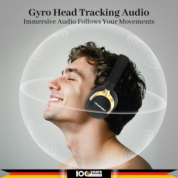 BH71 Moksha India’s 1st Hybrid ANC Gyro Head Tracking Headphone with 360° Spatial Audio