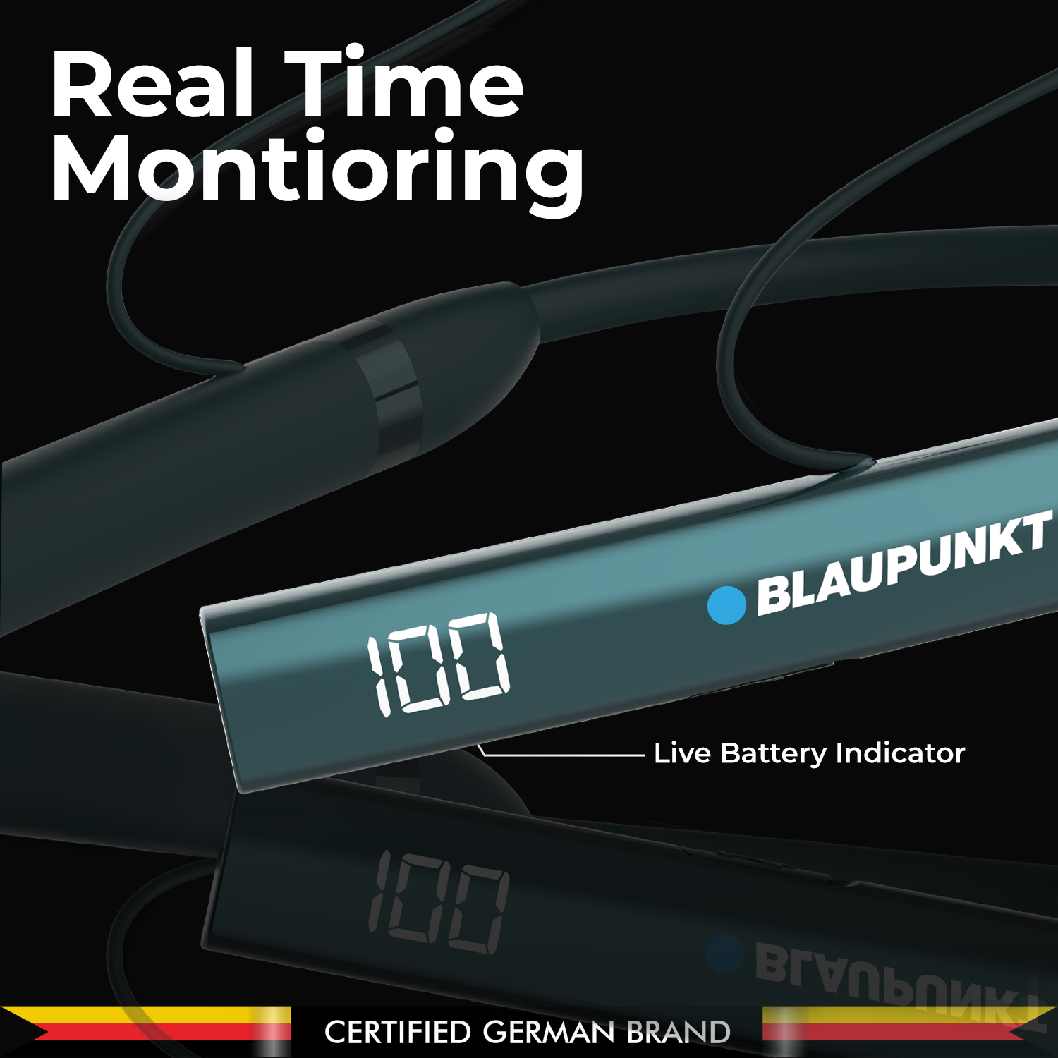 BE100 Neckband with Ultra-Long Playtime (GR) Refurbished