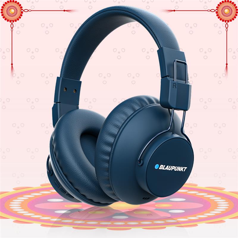 BH41  Bluetooth Wireless Over-Ear Headphone (Blue)