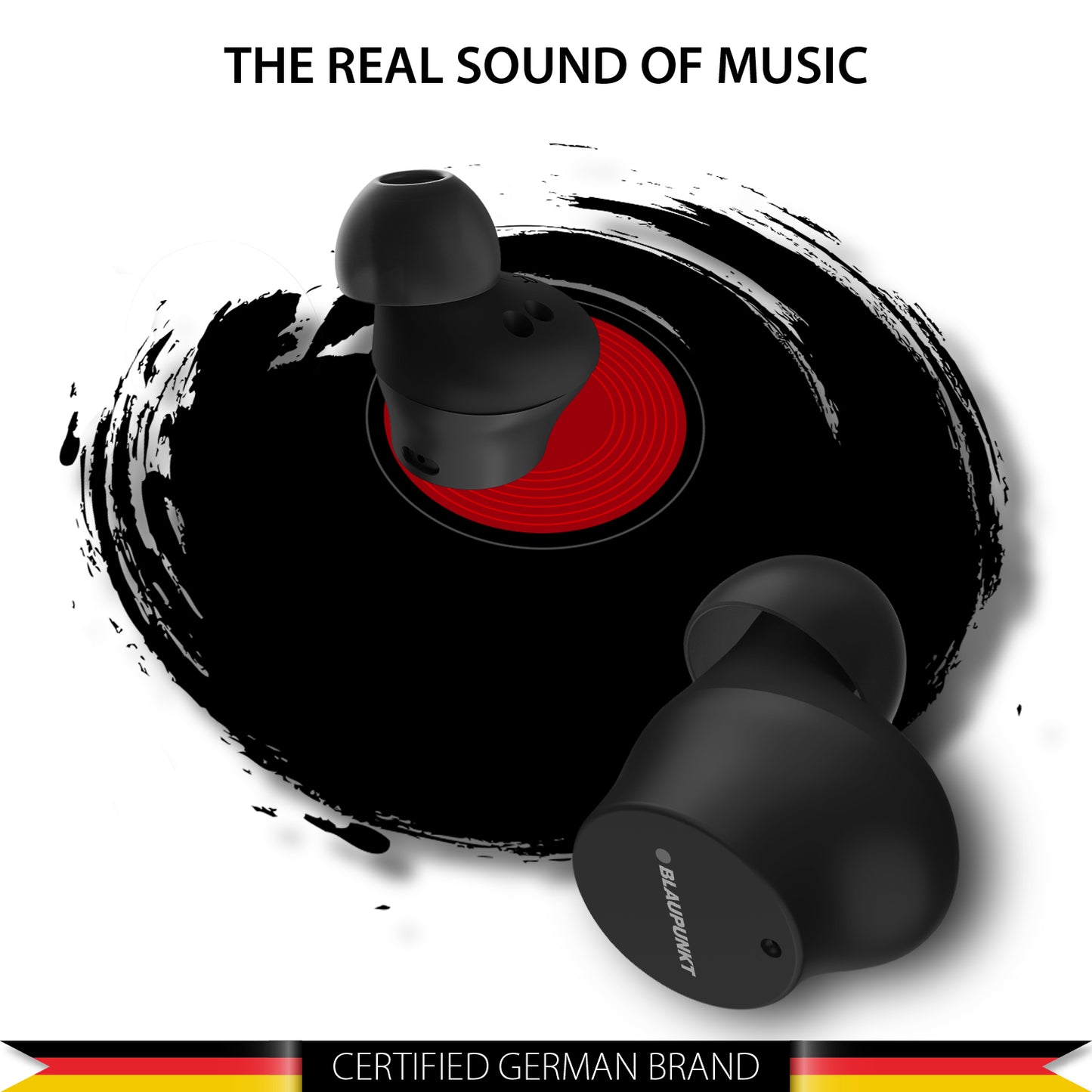 BTW25 Truly Wireless Earbuds Refurbished (Black)