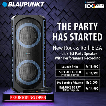 ROCK & ROLL IBIZA – India’s 1st Party Speaker with Recording Pre Book