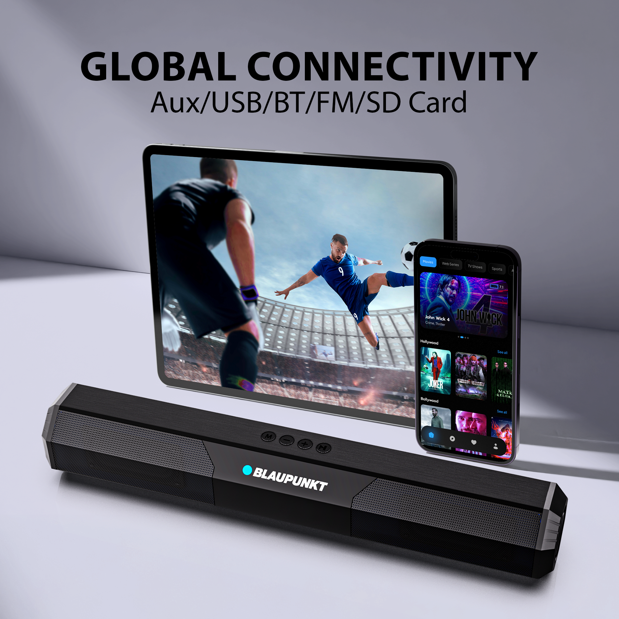 SBA20+ 20W Wireless Bluetooth Soundbar