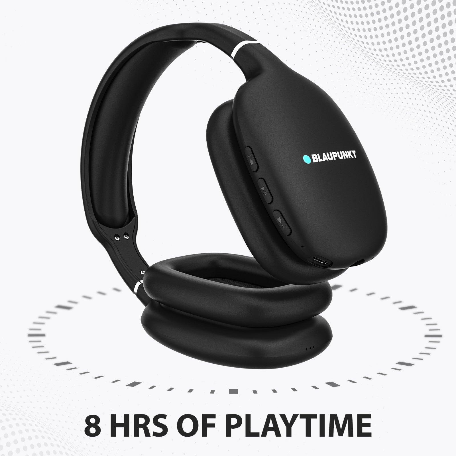 BH31 Bluetooth Wireless Headphone (Black) - Blaupunkt India