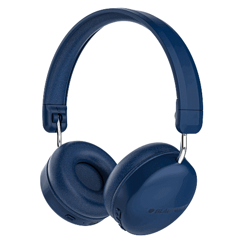 BH51 ANC Best Wireless Bluetooth Headphones, 40mm Drivers, Active Noise Cancellation (Blue) - Blaupunkt India