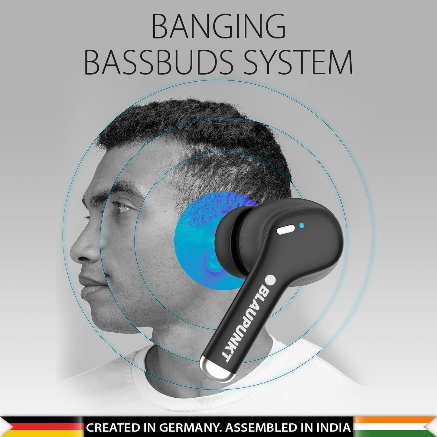BTW100 Xtreme True Wireless Bluetooth Earbuds (BK) - Blaupunkt India