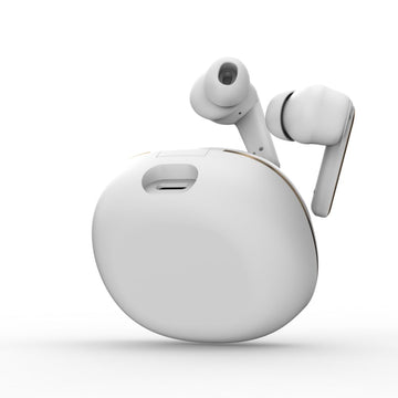 BTW300 Xtreme Moksha Maxbuds TRUE ANC Wireless Earbuds (White)