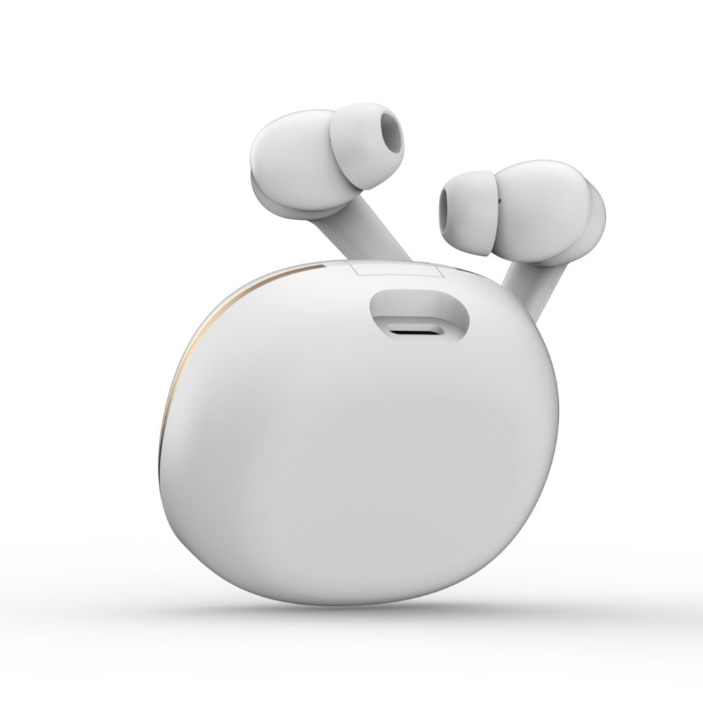 BTW300 Xtreme Moksha Maxbuds TRUE ANC Wireless Earbuds (White)