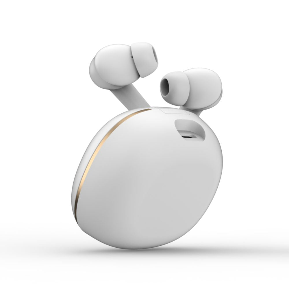 BTW300 Xtreme Moksha Maxbuds TRUE ANC Wireless Earbuds (White)