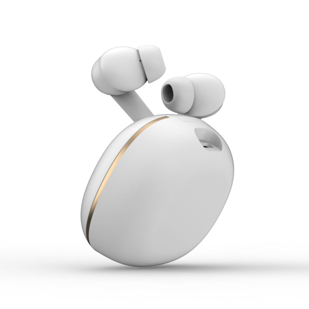 BTW300 Xtreme Moksha Maxbuds TRUE ANC Wireless Earbuds (White)