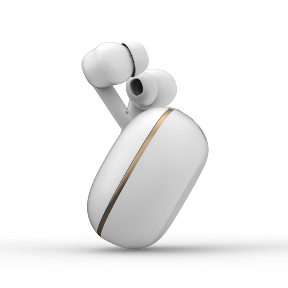 BTW300 Xtreme Moksha Maxbuds TRUE ANC Wireless Earbuds (White)