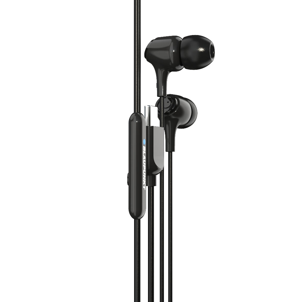 EM-01 Type C Wired Earphone with Noise Cancellation (Black)