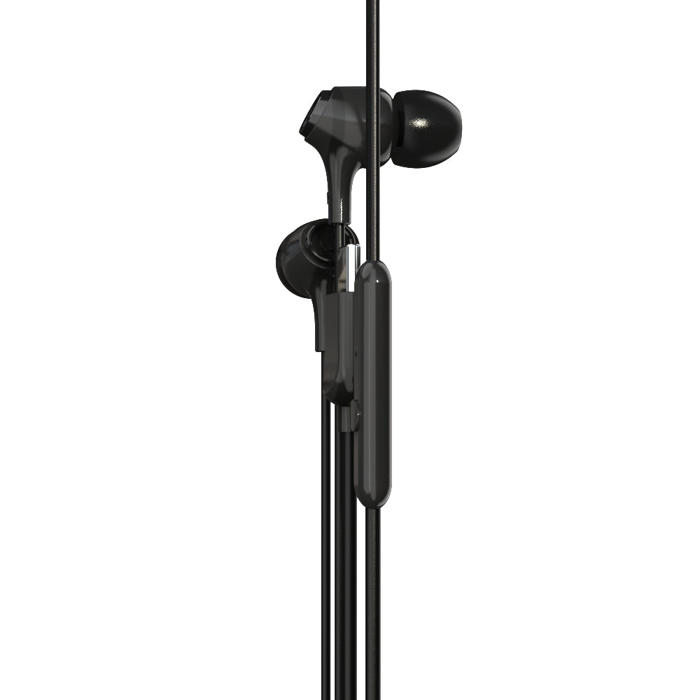 EM-01 Type C Wired Earphone with Noise Cancellation (Black)