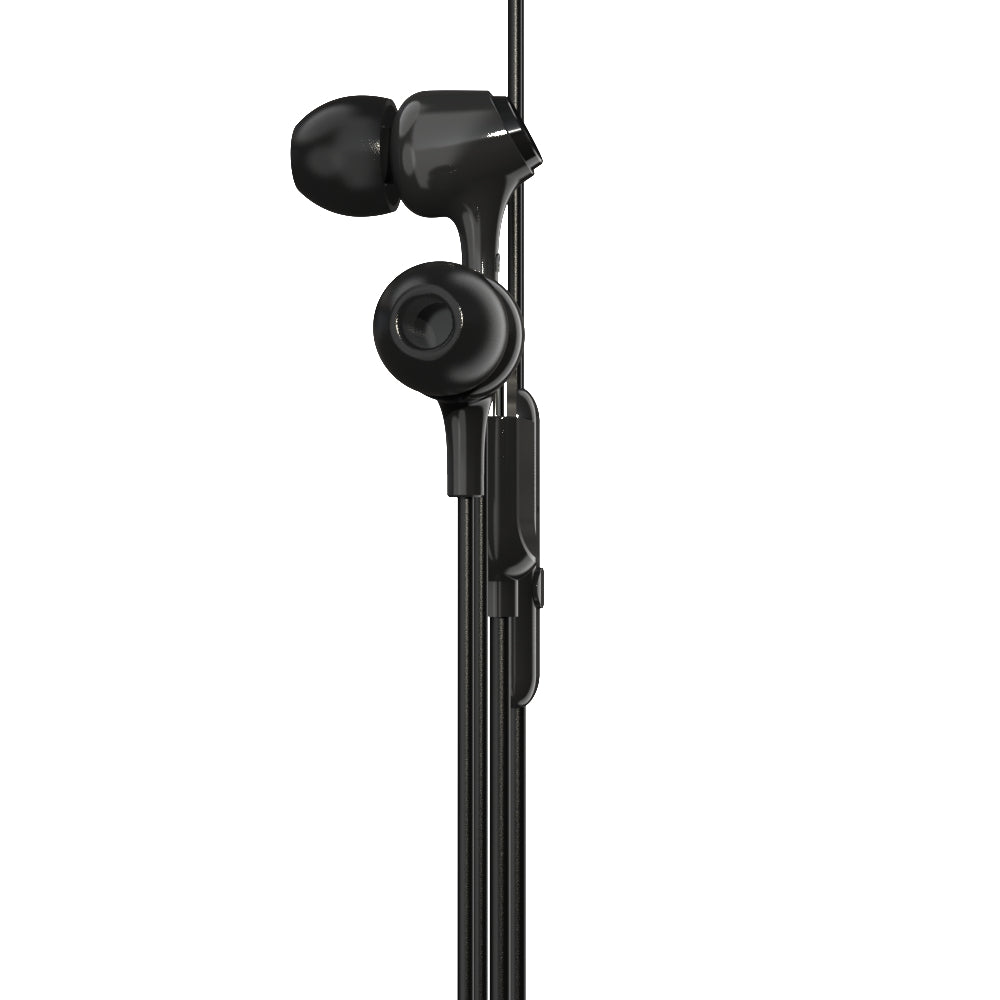 EM-01 Type C Wired Earphone with Noise Cancellation (Black)