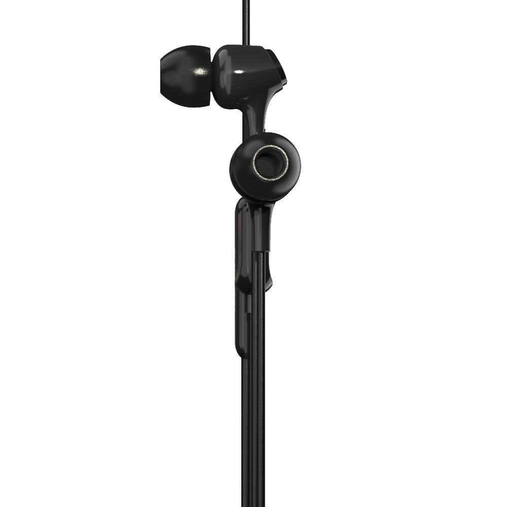 EM-01 Type C Wired Earphone with Noise Cancellation (Black)